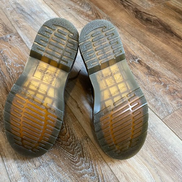 DR MARTENS 1460 CRAZY HORSE LEATHER LACE UP BOOTS - Picture 5 of 9